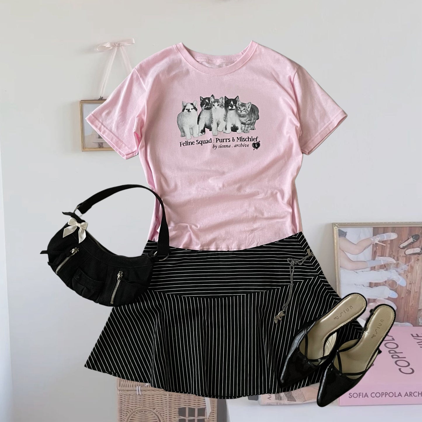 Purrs & Mischief Baby Tee